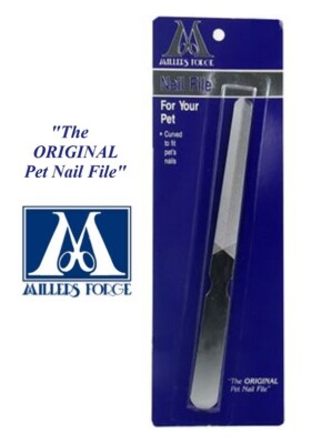 MILLERS FORGE ''ORIGINAL'' PET NAIL FILE DOG Cat Claw Beak Bird Reptile Grooming
