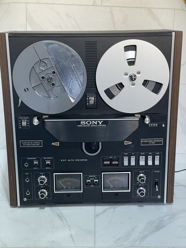 Sony TC580 Reel To Reel Tapecorder Deck Boxed Papers W/ Cover For Parts Repair - Picture 2 of 24