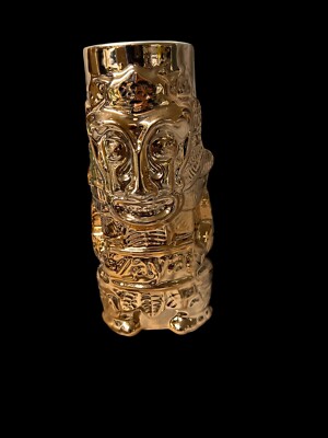 Zaya Rum (RARE Copper Color) Ceramic Tiki Mug Cup Glass W/ Hummingbird