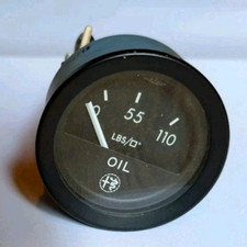 Vintage Jaeger Oil Gauge - Classic Car Dashboard Alfa Romeo 1970 Berlina Meter