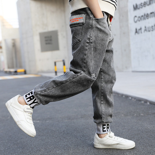 Boys Casual Jeans Trousers Autumn Jeans 