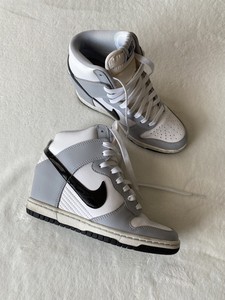 Nike Dunk Sky High Hidden Wedge Heel Sneakers - Size 5US/2.5UK/35.5EUR |  eBay