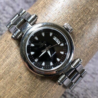 Viceroy Sapphire Women 47056 Fashion Date Silver Tone Quartz 27mm Watch 7 1/4''
