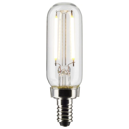 Satco S21340 LED Filament Tube 120V 2.8W =25W T6 Candelabra E12 2700K Warm White - Picture 2 of 11