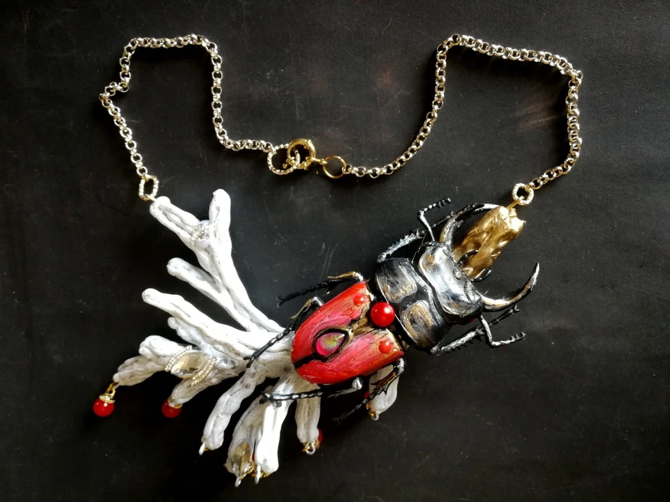 joyería art deco nuevo collar estilo retro colgante joya lujo cometa original Foto 4 de 4