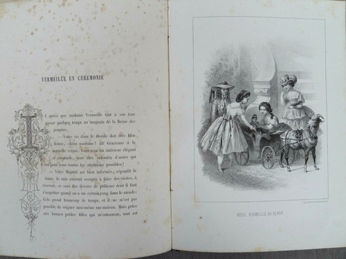 La Reine des Poupées, Histoires de petites filles, Lithos um 1890/1900 - Bild 5 von 7