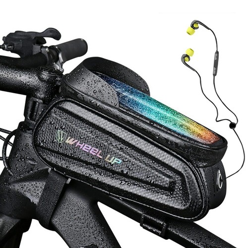 Bolso de Bicicleta a prueba de lluvia Con soporte para Celular - Movil - Telefono | eBay