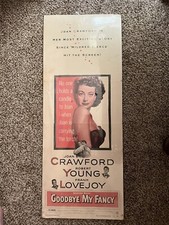 Goodbye, My Fancy 1951  Joan Crawford Robert Young Original Movie Poster