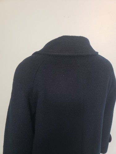 Vtg Elegant Fashions Womens L Mohair/Wool Car Coat Jacket Navy USA - Picture 4 of 11