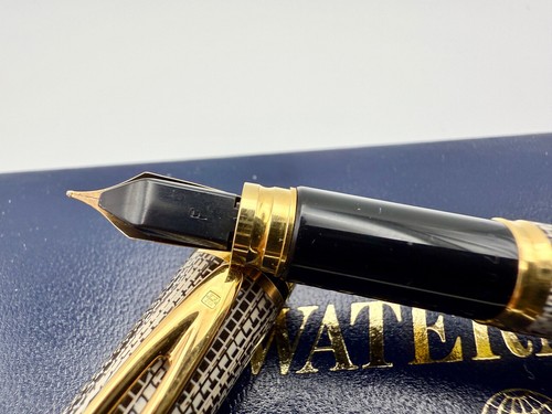 WATERMAN LE MAN 200 RHAPSODY CAVIAR FOUNTAIN PEN FINE 18K - Picture 7 of 12