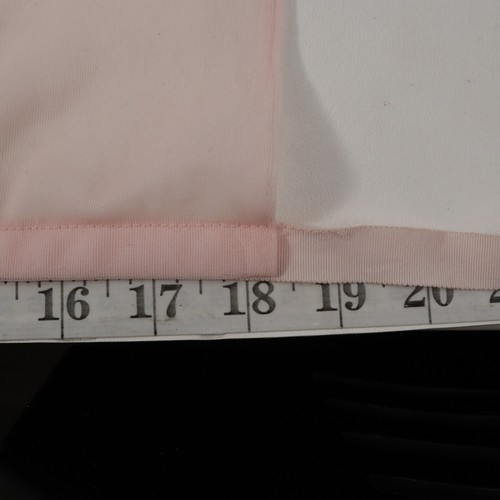 Sheer Halter Top Women OS Pink Pleated Chiffon Faux Wrap Tie Back Lingerie Under - Picture 8 of 12