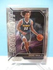 2020-21 PANINI PRIZM Emergent #6 Zeke Nnaji Nuggets Insert Rookie Card