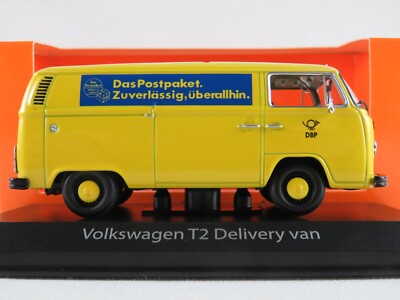 Maxichamps 940 053062 VW T2 Kastenwagen (1972) ''DBP'' in gelb 1:43 NEU/OVP