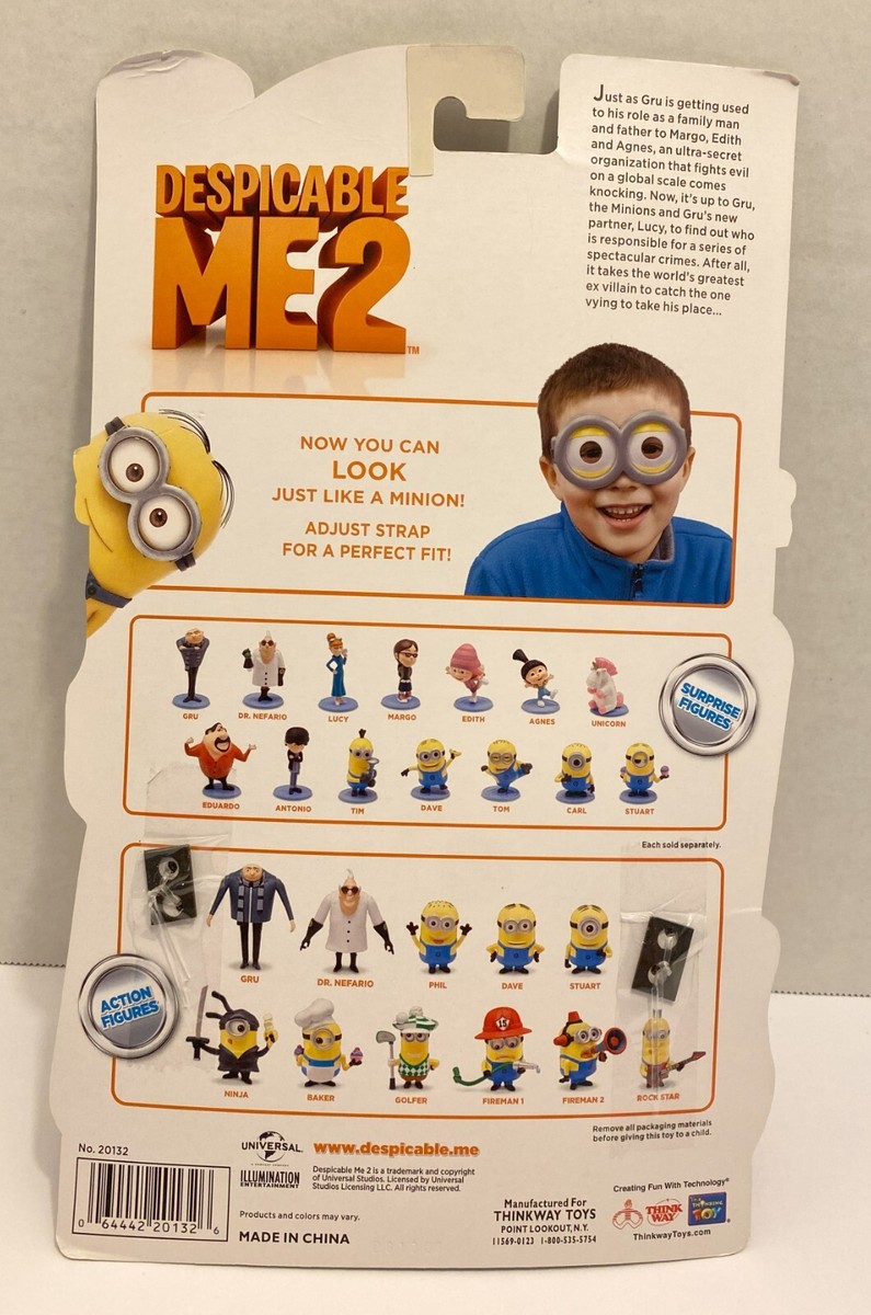 DESPICABLE ME 2 MINION GOOGLES GLASSES NO LENSES KIDS COSTUME