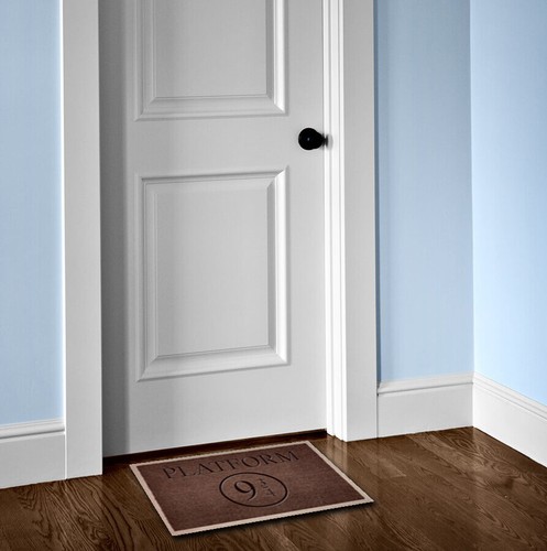 Platform 9 3/4 Harry Potter Fans Nylon Brown Grey Cream Green Door Mat Gift - Picture 10 of 17