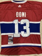 Max Domi Signed Autograph Auto Montreal Canadiens NHL Jersey JSA COA