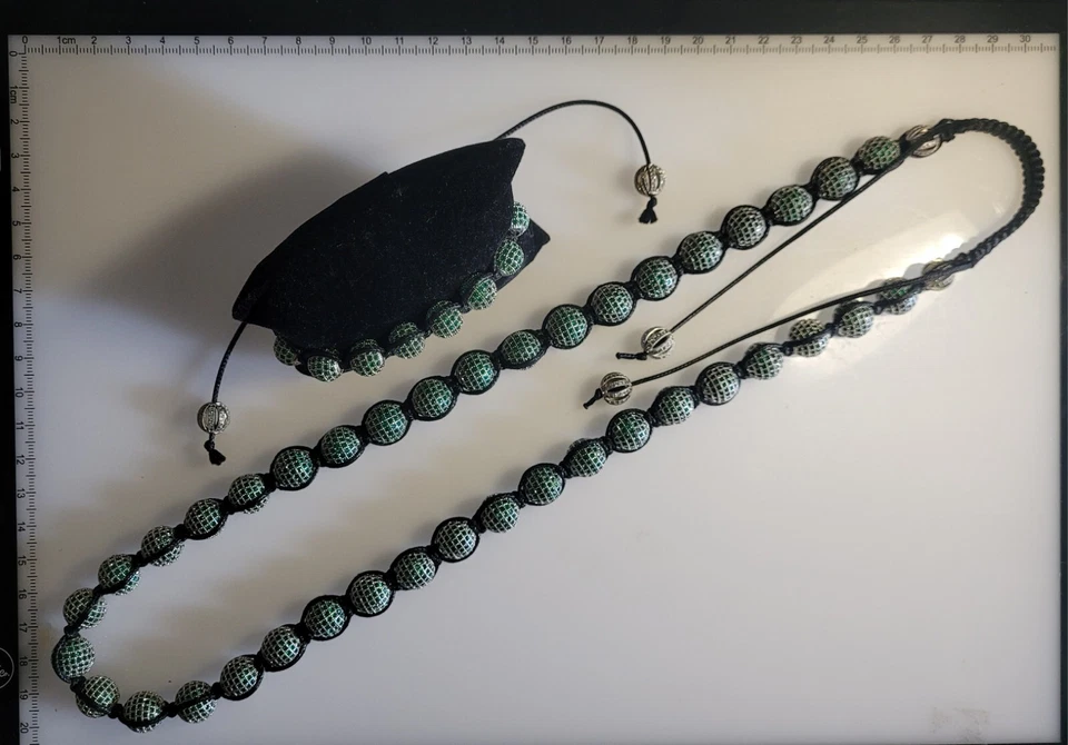 Shamballa Halskette Armband Set Top Herren Damen Gebetskette