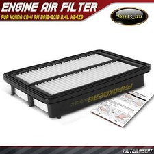 1x Engine Air Filter for Honda CR-V RM 2012-2018 2.4L K24Z9 Petrol 240*160*40mm