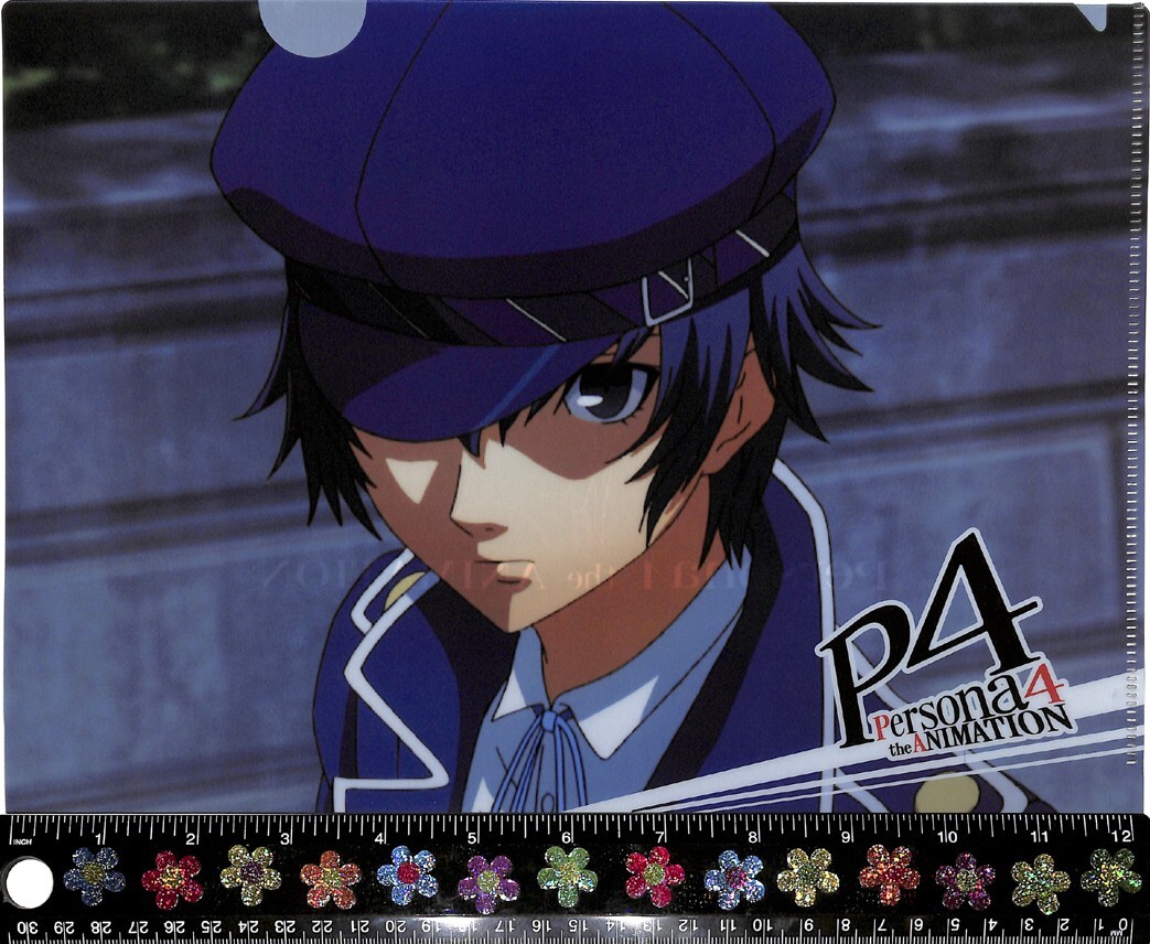Persona 4 Clear File Folder Special Kuji Platinum Prize F 5B Naoto