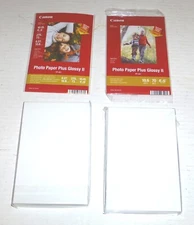 Genuine Canon Photo Paper Plus Glossy II PP-301 (50-Pack) PP-201 (50-Pack)NO BOX