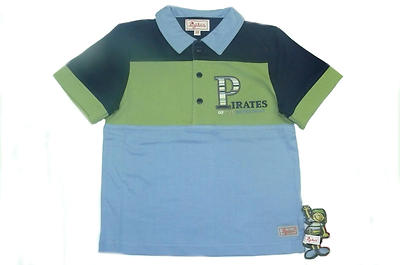 Sigikid Polosshirt blau grün (MS 0272) Neu
