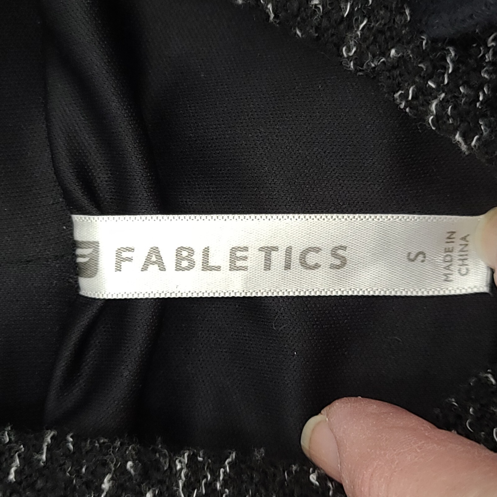 Fabletics Women's Small Gray Knit Polyester Long … - image 5