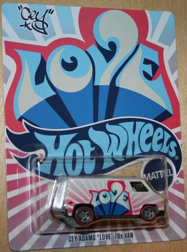 Hot Wheels CEY ADAMS "LOVE" 70s VAN 2022 RLC Red Line Club Series