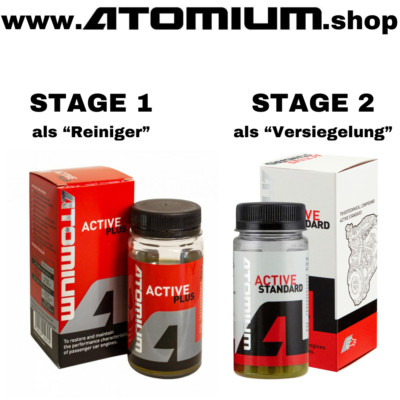 ATOMIUM Additive, SET für ALLE Arten von Verbrenner. Erste und zweite Anwendung.