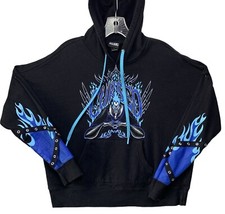 Disney Villains Hades Hércules "Maldito" Arnés Tachonado Sudadera con Capucha Sudadera Pequeña