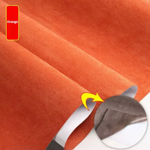 Self Adhesive Suede Fabric Film Sticker Stretch DIY Car Interior 50x150cm - Picture 3 of 37