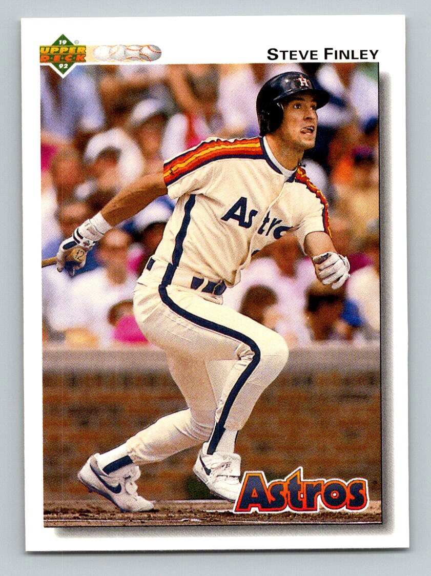 1992 Upper Deck     #368 Steve Finley  Houston Astros  Baseball Card