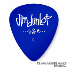 Dunlop 486PLT Gels Guitar Picks, Blue Light, 12 Pack