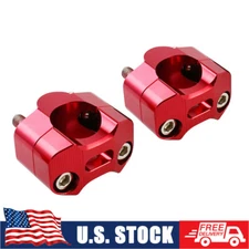 7/8'' to 1-1/8" Motorcycle Handlebar Handle Bar Adapter Risers Clamp Mounts 22mm