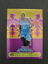 2014-15 KEVIN DURANT PANINI EXCALIBUR CRUSADE PURPLE PRIZM SP INSERT #2/75!