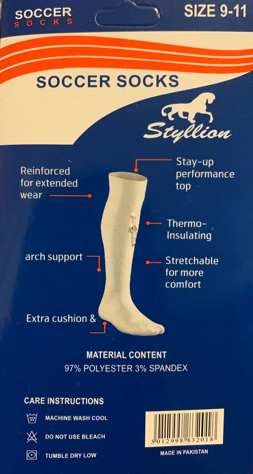 Calcetines deportivos deportivos deportivos largos hasta la rodilla - fútbol, fútbol, béisbol Foto 3 de 4