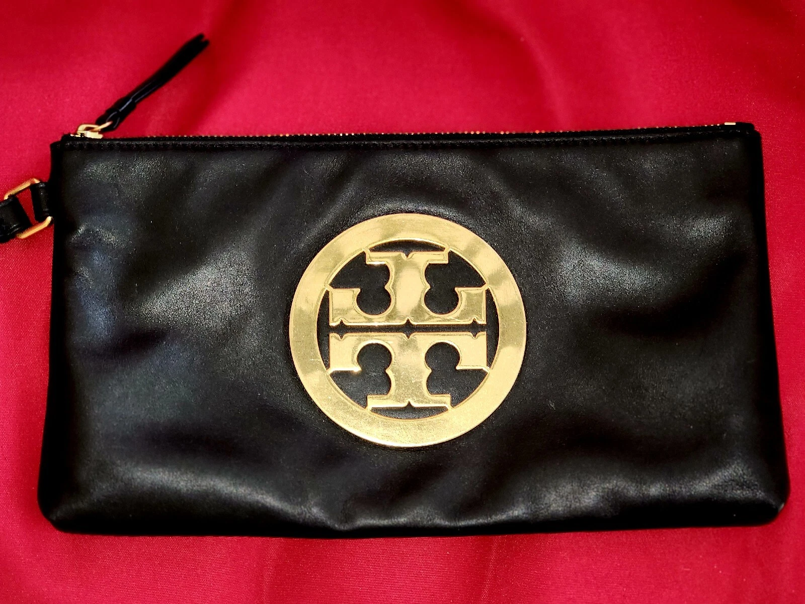 TORY BURCH CHARLIE POCHETTE IN PELLE NERA