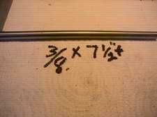 3/8" TITANIUM ROUND ROD 6 AL-4VELI  1 pc. 7 1/2"  LONG GRADE 23 POLISHED