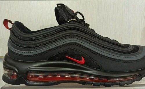 NIKE AIR MAX 97 UOMO NERA BAFFO ROSSO DALLA 40 ALLA 45 | eBay