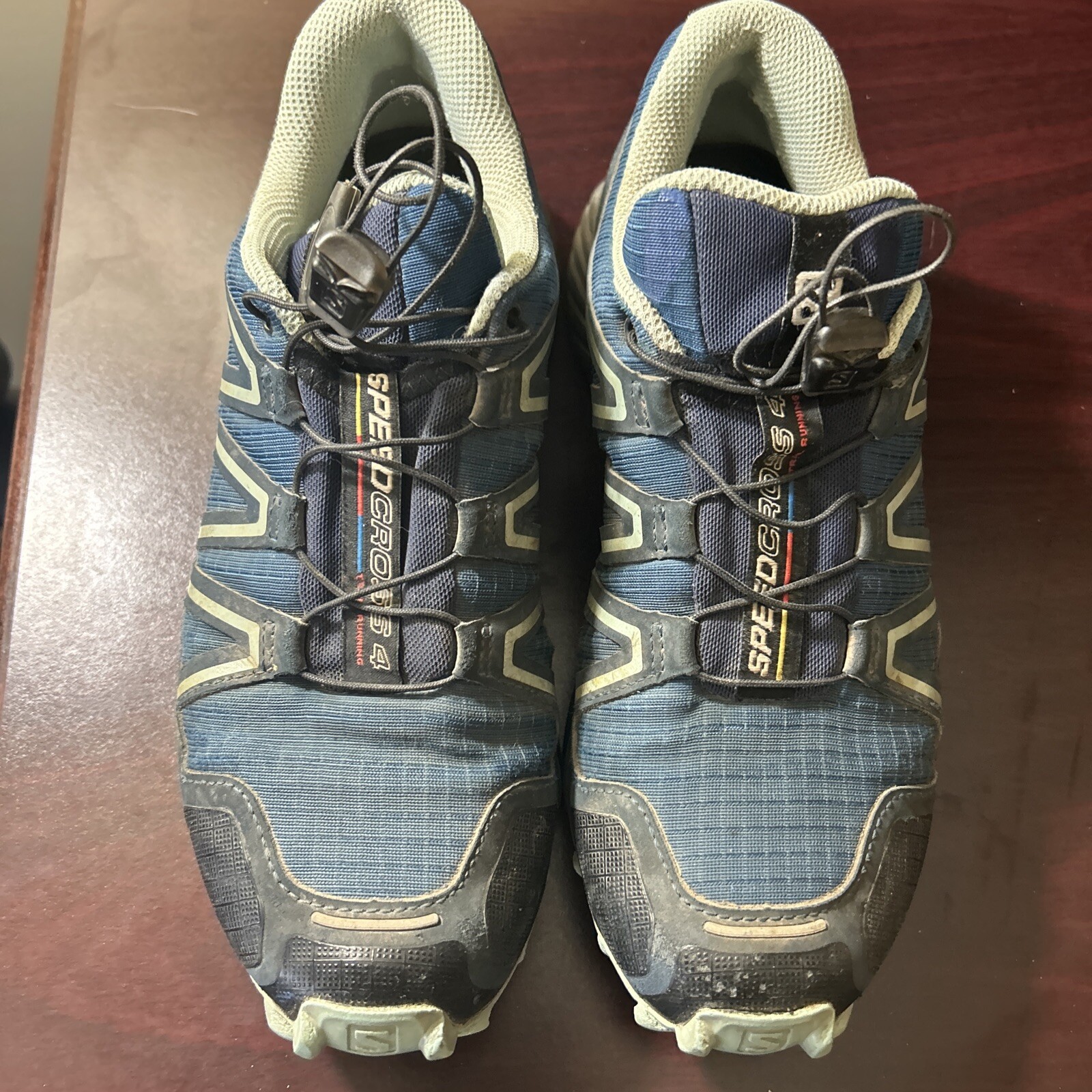 Scarpe da trail running SALOMON donna Speedcross 4 guscio d'uovo blu nero taglia 7 5