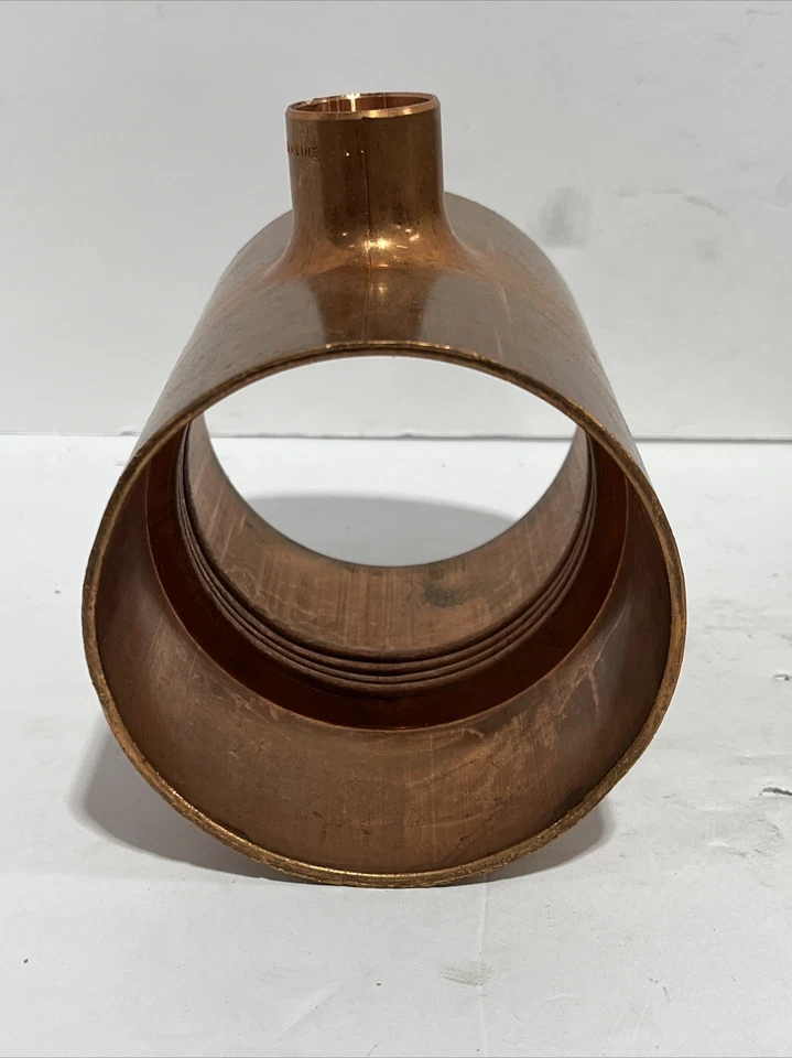 Mueller W40193 Streamline WT-600 Copper Reducing Tee 4"C x 4"C x 1”C TEE - Image 3 of 4