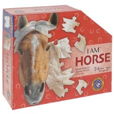 Madd Capp I AM Horse 24 Piece Animal Shaped Jigsaw Puzzle – Kids Educational
