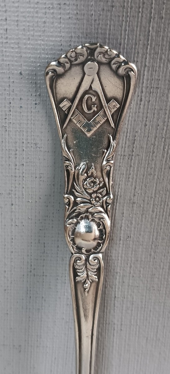 7○SLY MON CROSS OF IRON COOL SPOON VINTAGE SMALL SPOON MARKED WR