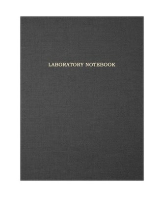 Laboratory Notebook: Lab Notebook with 100 Numbered Pages, Professional Grade, 4