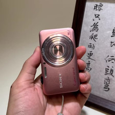 SONY Cyber-Shot DSC-WX7 16.2MP Digital Camera 5x Optical zoom Pink Tested