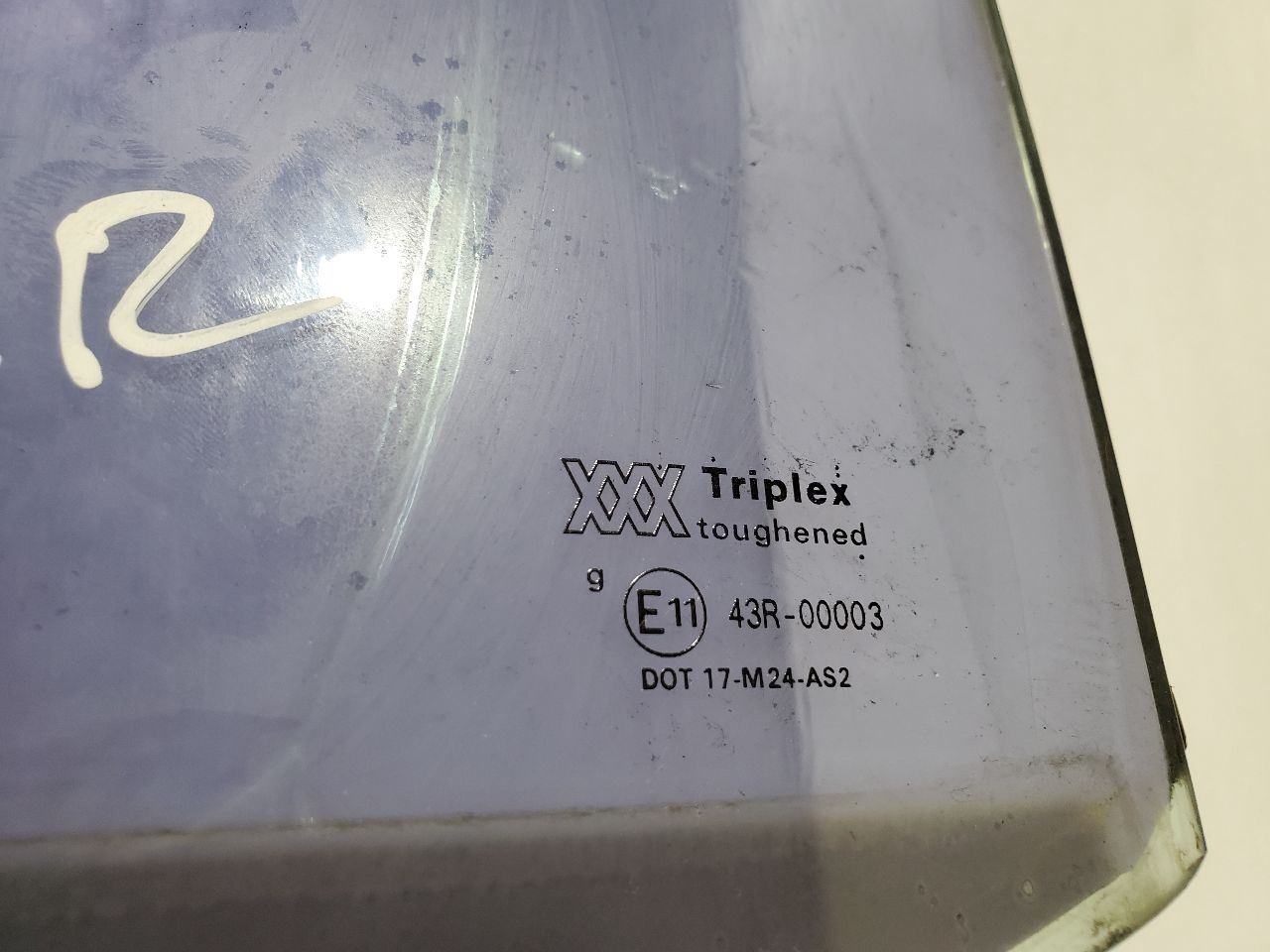 1990 Bentley Turbo R OEM Right Rear Door Glass