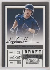 2017 Contenders Draft Picks RPS Ticket Variation Keston Hiura (Running) Auto 0q3