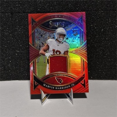 Panini Select Marvin Harrison Jr. Rookie Swatches Red Prizm RS-MHJ Cardinals