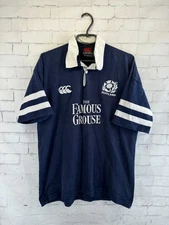 SCOTLAND RUGBY UNION 2002 VINTAGE RUGBY SHIRT JERSEY CANTERBURRY ORIGINAL SIZE L