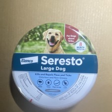 Elanco Seresto Large Dog Flea  Tick Collar above 18 lbs 8 Month Protection