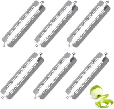 6 Stück Sparschäler Tupper,Schäler für Tupperware Ersatzteile,Edelstahl
